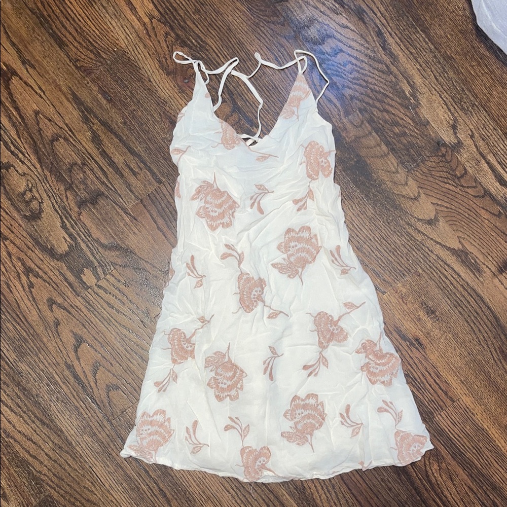 Elegant Floral Lace Slip Dress